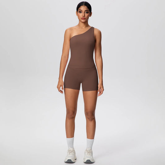 The Sculpt One-Shoulder Set