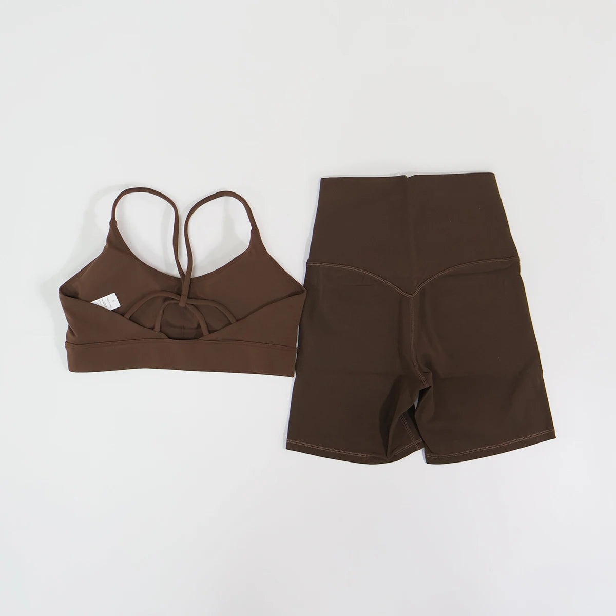 2Pcs Women's Cross-Back Two-Piece Sports Set Comfortable Yoga Fitness Wear Athletic Apparel Bra And Workout Clothing Set Female