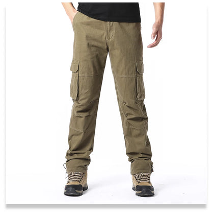 Casual Large Pocket Loose Pants
