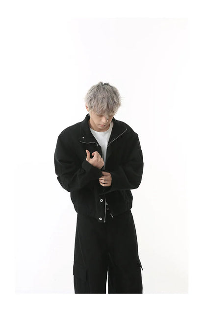 Streetwear Denim Two-Piece Set