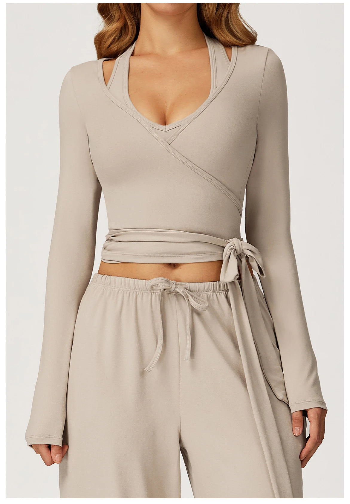 Women Yoga Set 2/3PCS Sportswear Push Up Workout Clothes Athletic Wear Gym Legging Fitness Bra Crop Top Long Sleeve Sports Suits