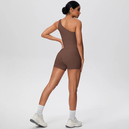 The Sculpt One-Shoulder Set