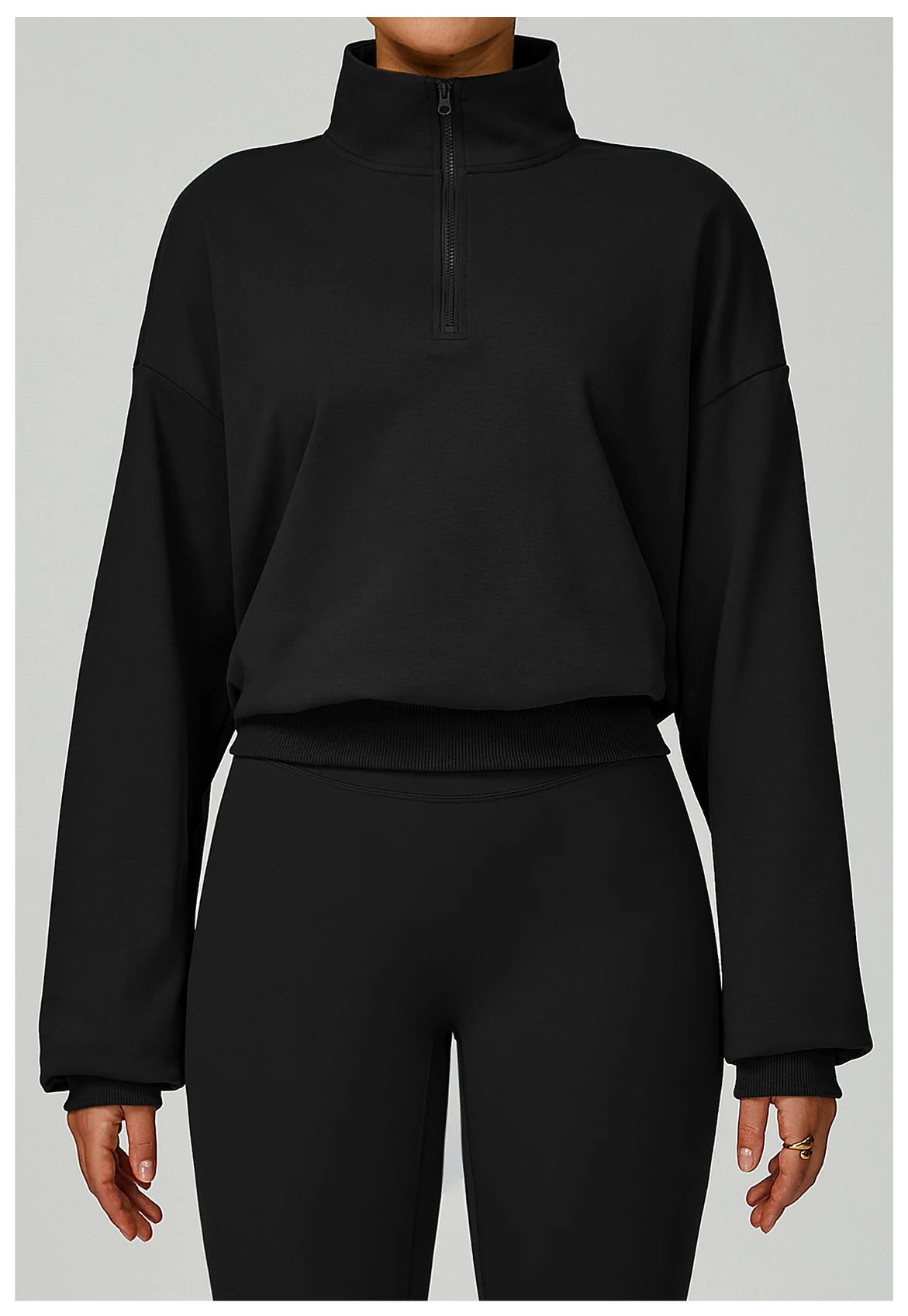 Women’s Zipper Yoga Jacket – Long Sleeve Gym Fitness Top, Running, Workout, Windproof Sportswear