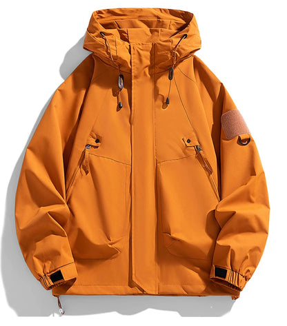 Windbreakers Hooded Zipper Jacket