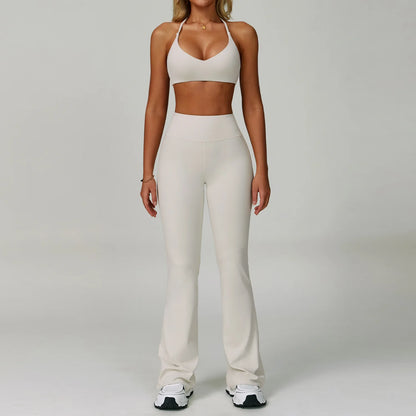High Waist Leggings Top Yoga Set
