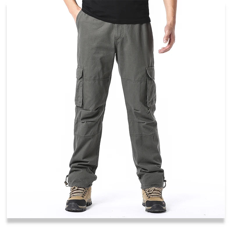 Casual Large Pocket Loose Pants
