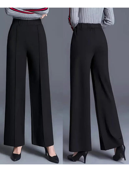 High Waist Straight Leg Pant with Pockets