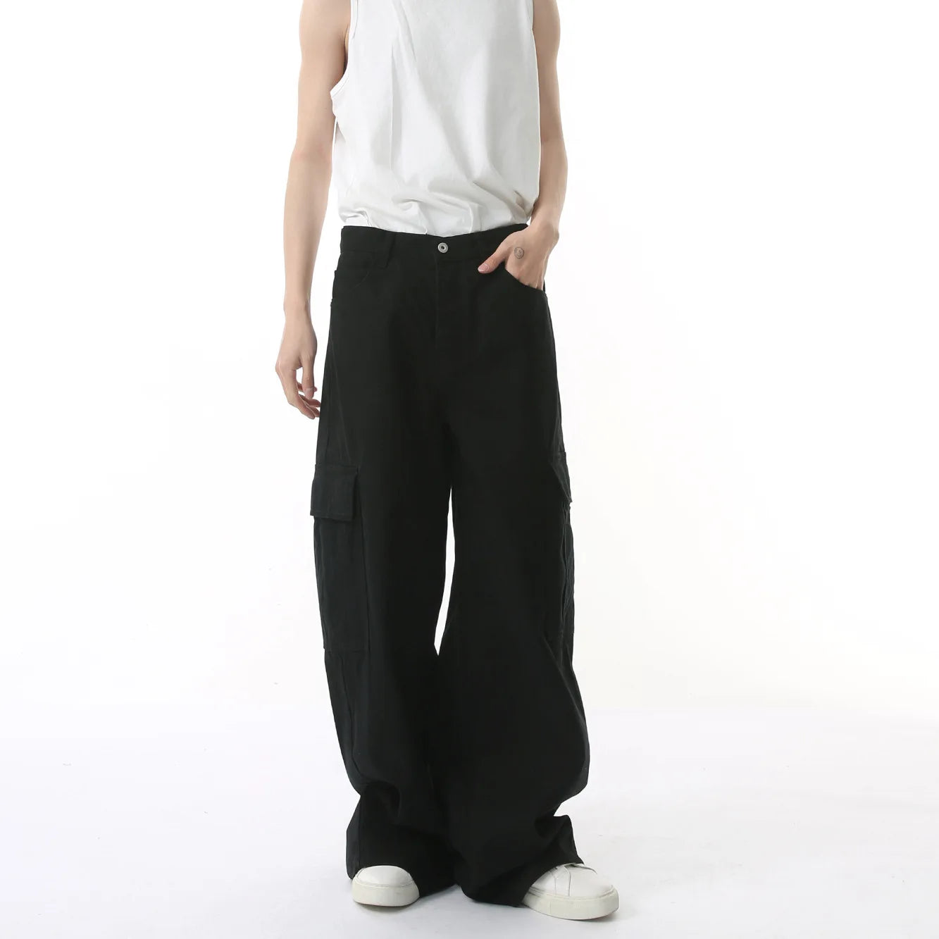 Streetwear Denim Two-Piece Set