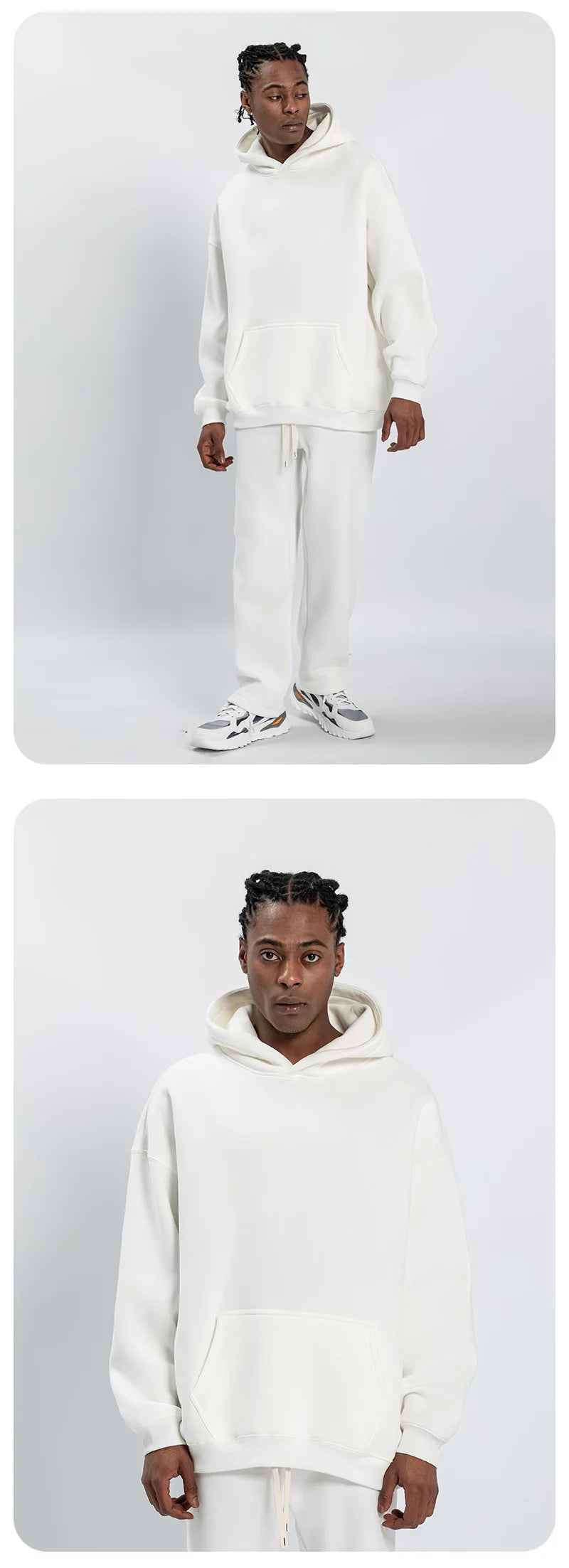 Fleece Lined Hoodie & Jogger Tracksuit Set