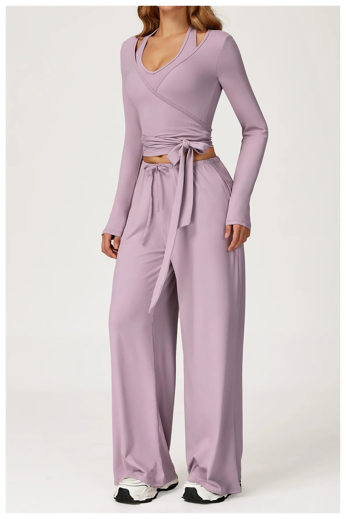 Women Yoga Set 2/3PCS Sportswear Push Up Workout Clothes Athletic Wear Gym Legging Fitness Bra Crop Top Long Sleeve Sports Suits