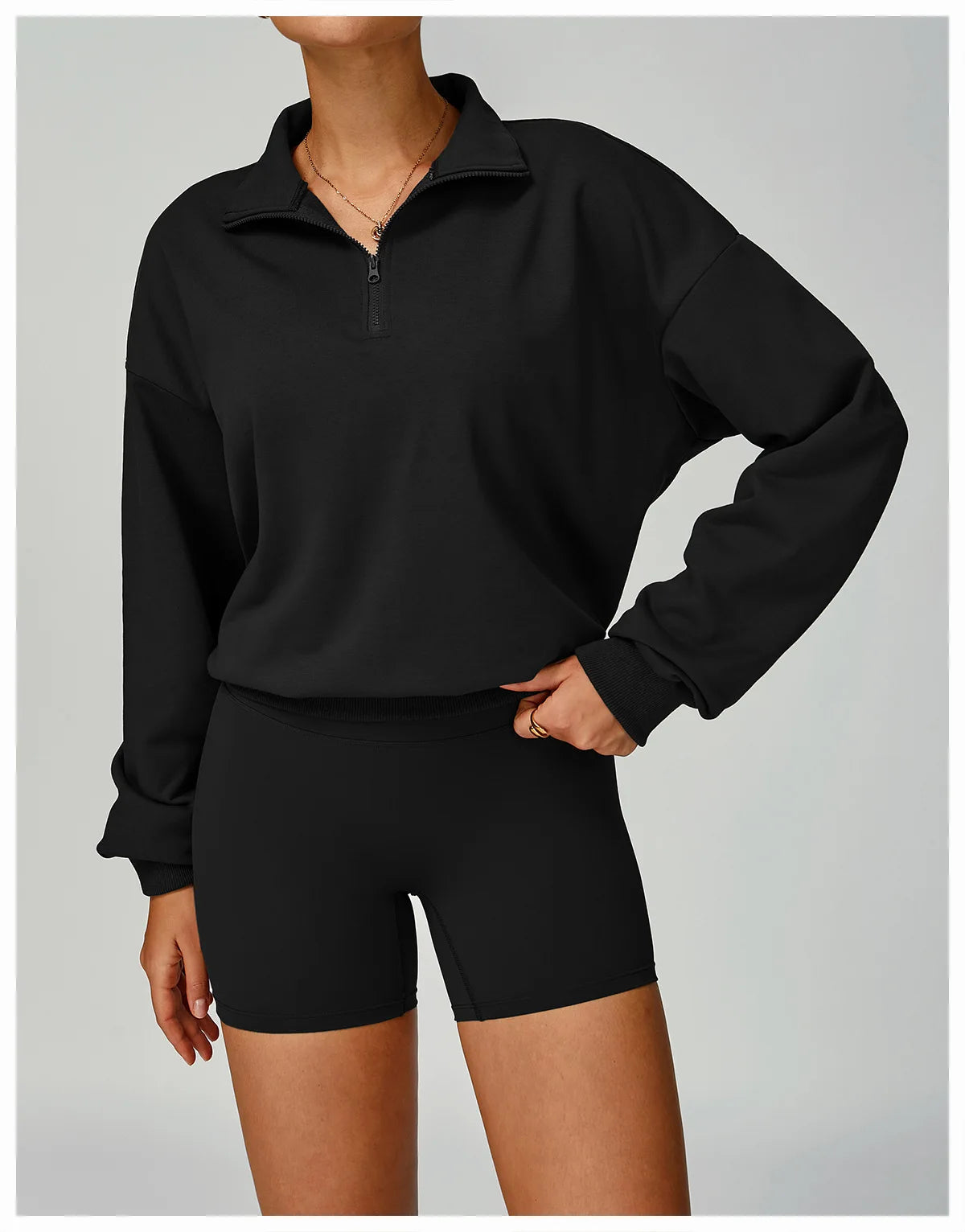 Women’s Zipper Yoga Jacket – Long Sleeve Gym Fitness Top, Running, Workout, Windproof Sportswear