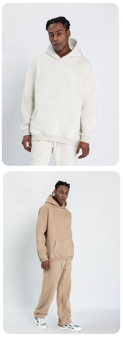 Fleece Lined Hoodie & Jogger Tracksuit Set