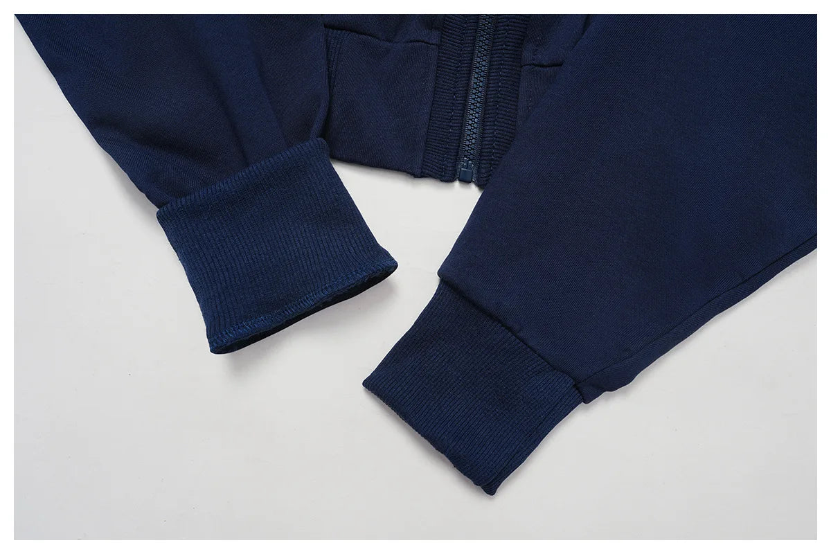 Winter 2-piece Sports Hoodie Set Women's Tracksuit Zipper Loose Long Sleeved Hooded Slimming Yoga Pants Set Running Fitness Set