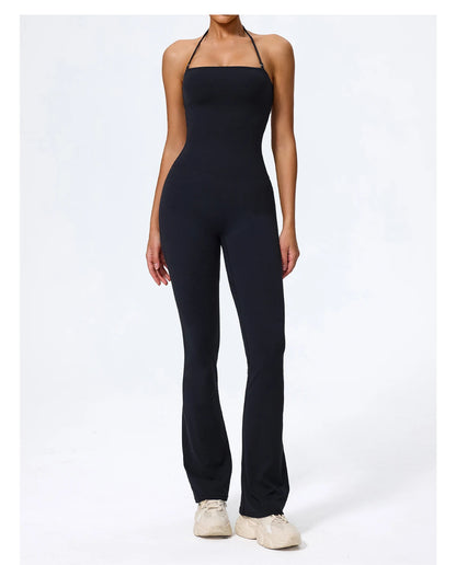 Sleeveless Backless Yoga Jumpsuit