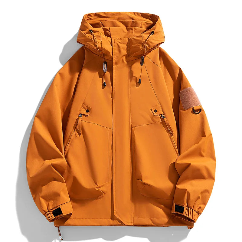 Windbreakers Hooded Zipper Jacket