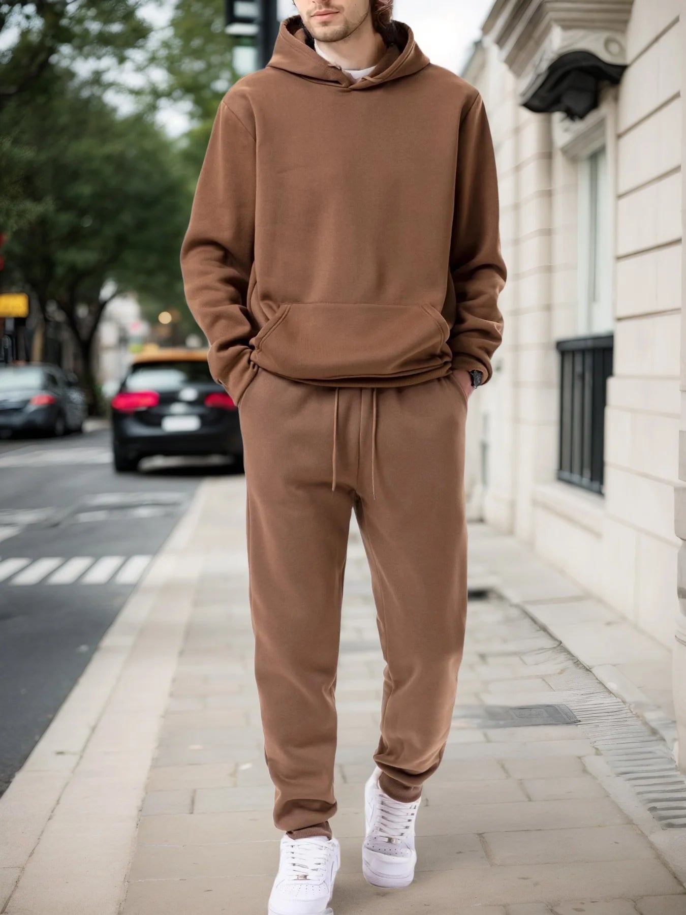 Hoodie + Jogging Pants Two-piece Set