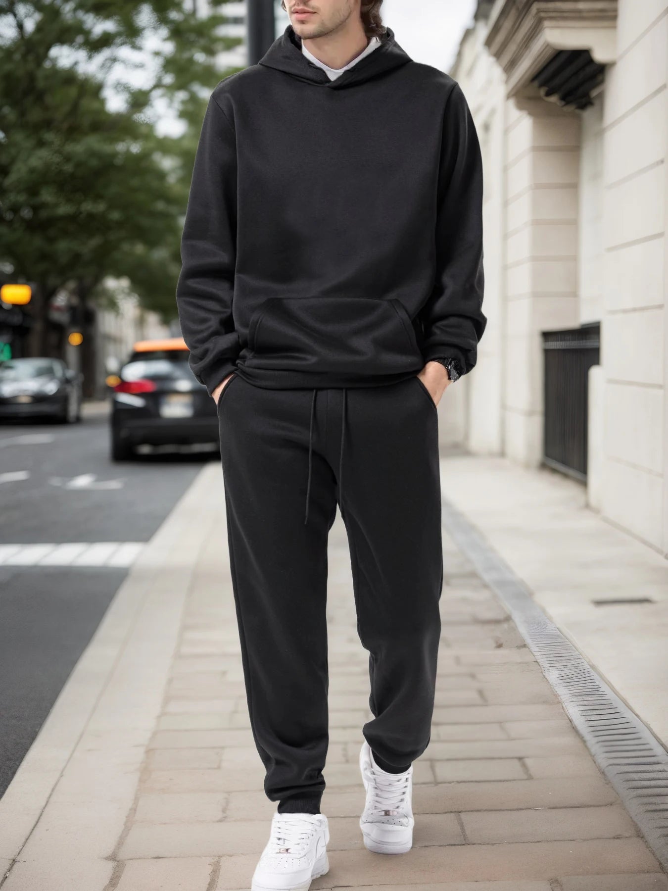 Hoodie + Jogging Pants Two-piece Set