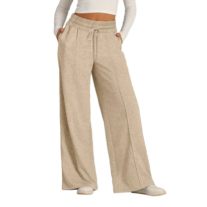 Wide Leg Fleece Joggers