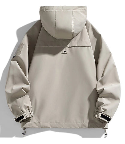 Windbreakers Hooded Zipper Jacket
