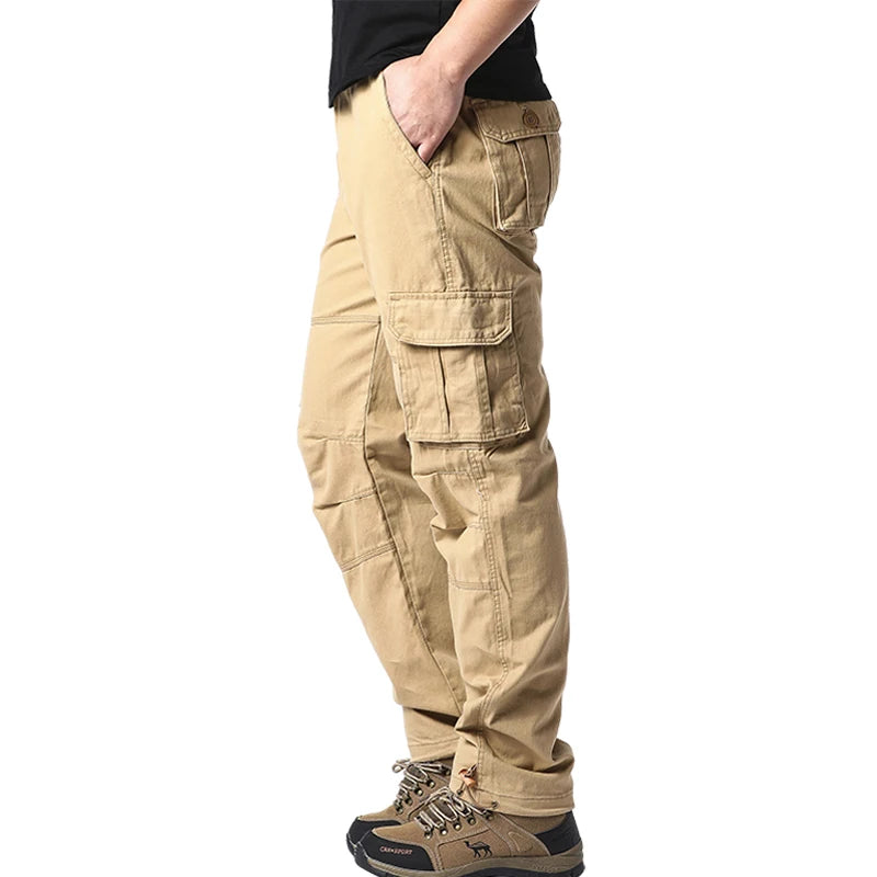 Casual Large Pocket Loose Pants