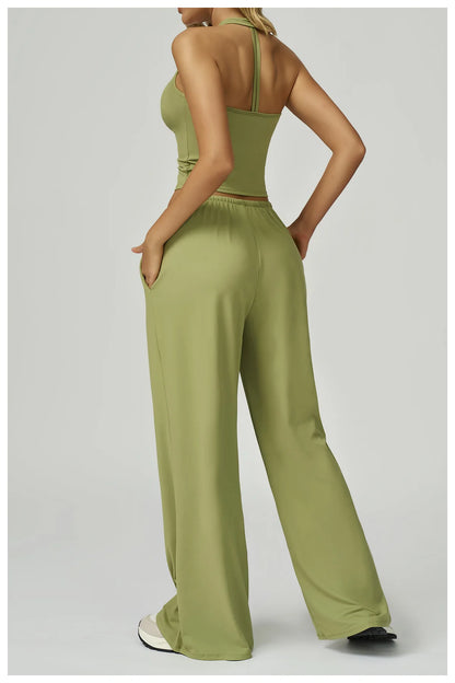 Women Yoga Set 2/3PCS Sportswear Push Up Workout Clothes Athletic Wear Gym Legging Fitness Bra Crop Top Long Sleeve Sports Suits