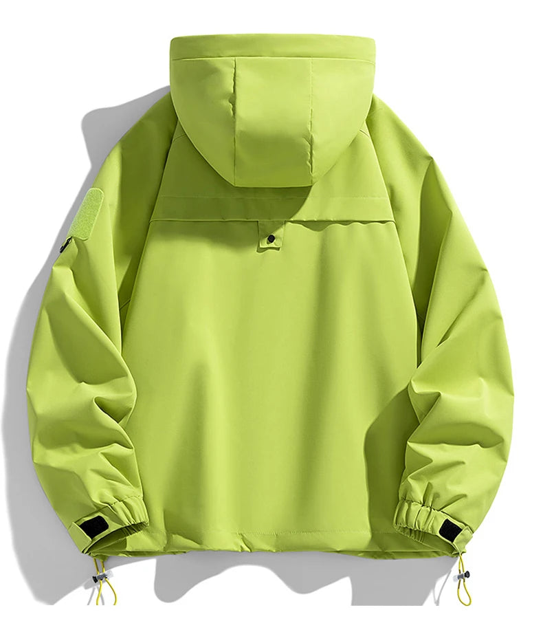 Windbreakers Hooded Zipper Jacket