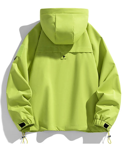 Windbreakers Hooded Zipper Jacket