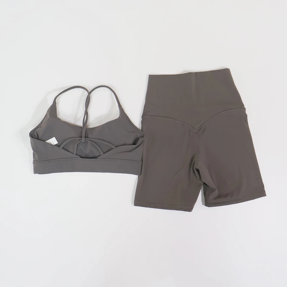 2Pcs Women's Cross-Back Two-Piece Sports Set Comfortable Yoga Fitness Wear Athletic Apparel Bra And Workout Clothing Set Female