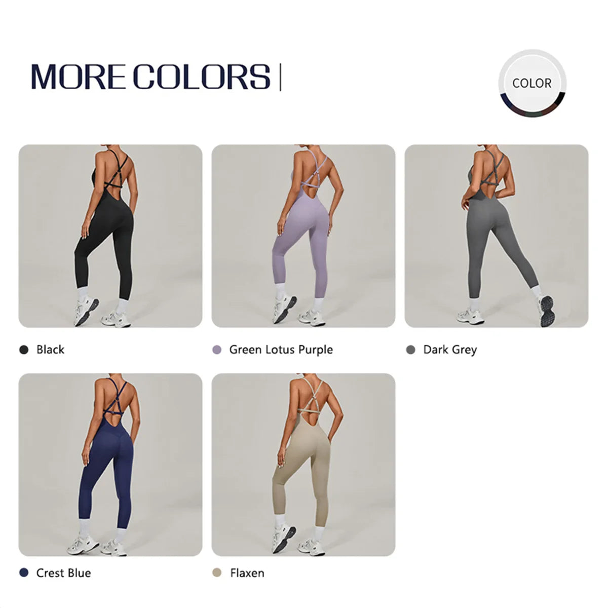Women Adjustable Shoulder Straps Yoga Jumpsuit Dance-Inspired Backless Bodysuit Woman Tight-Fitting Workout Fitness One-Piece