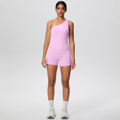 One Shoulder Sculpt Workout Set