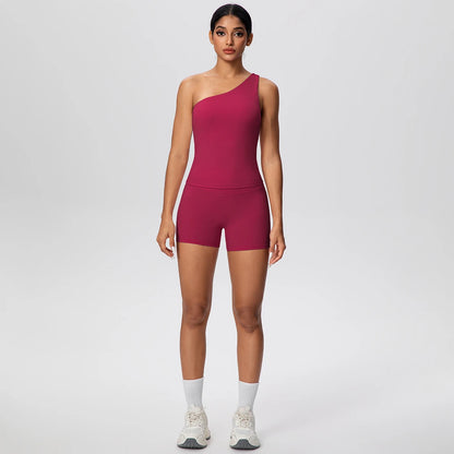 One Shoulder Sculpt Workout Set