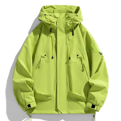 Windbreakers Hooded Zipper Jacket