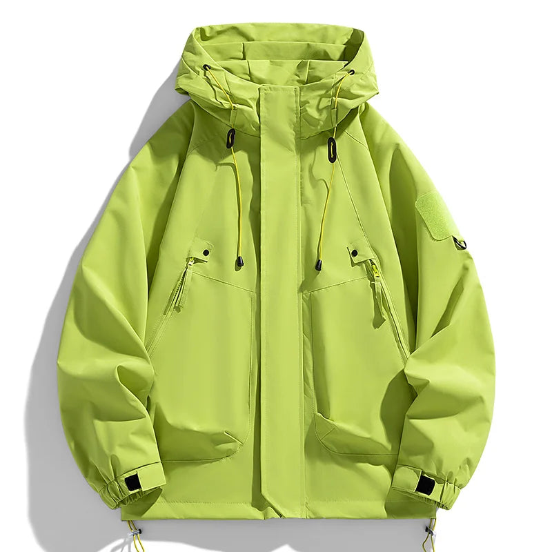 Windbreakers Hooded Zipper Jacket