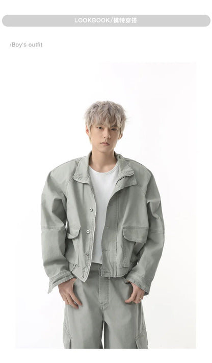 Streetwear Denim Two-Piece Set