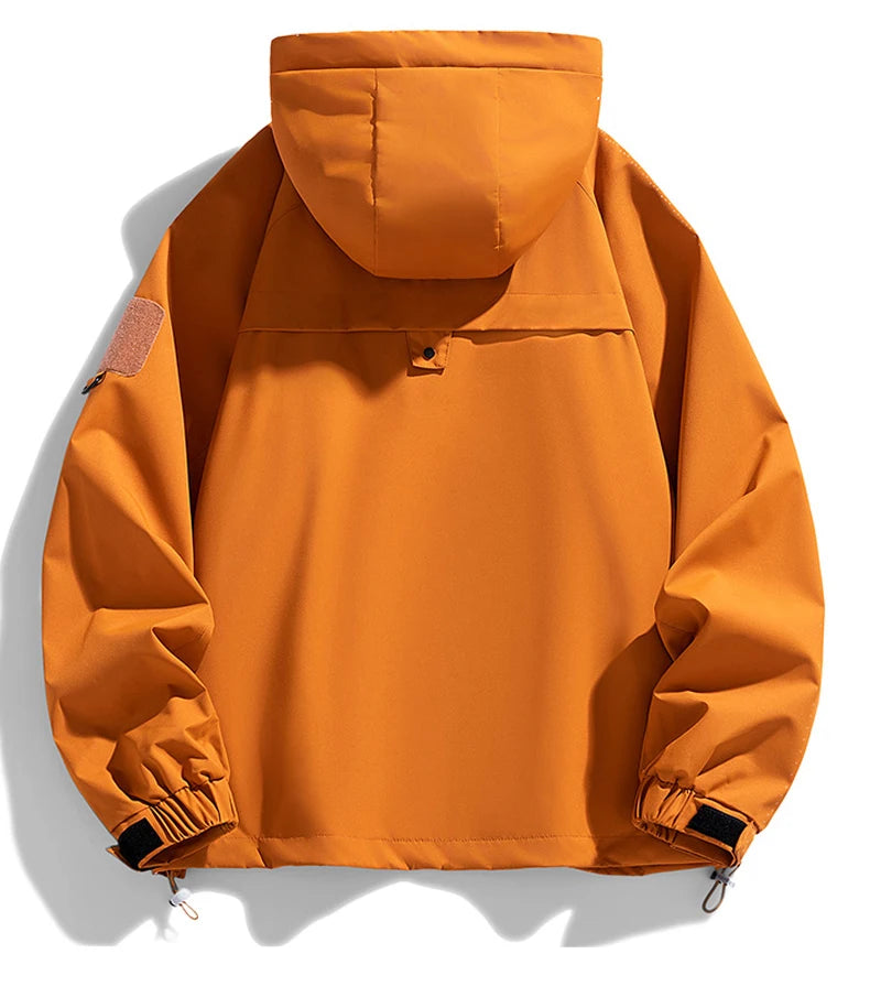 Windbreakers Hooded Zipper Jacket
