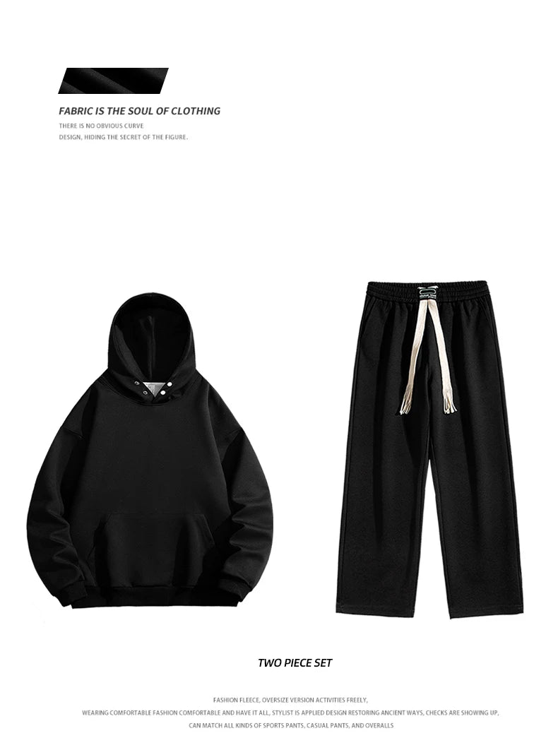 Unisex Pullover Sweatshirt & Jogger Pants