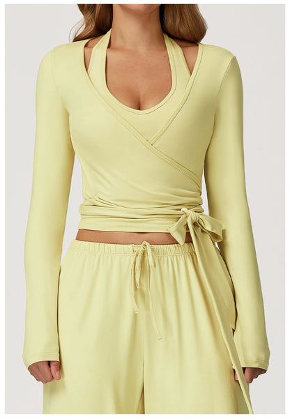 Women Yoga Set 2/3PCS Sportswear Push Up Workout Clothes Athletic Wear Gym Legging Fitness Bra Crop Top Long Sleeve Sports Suits