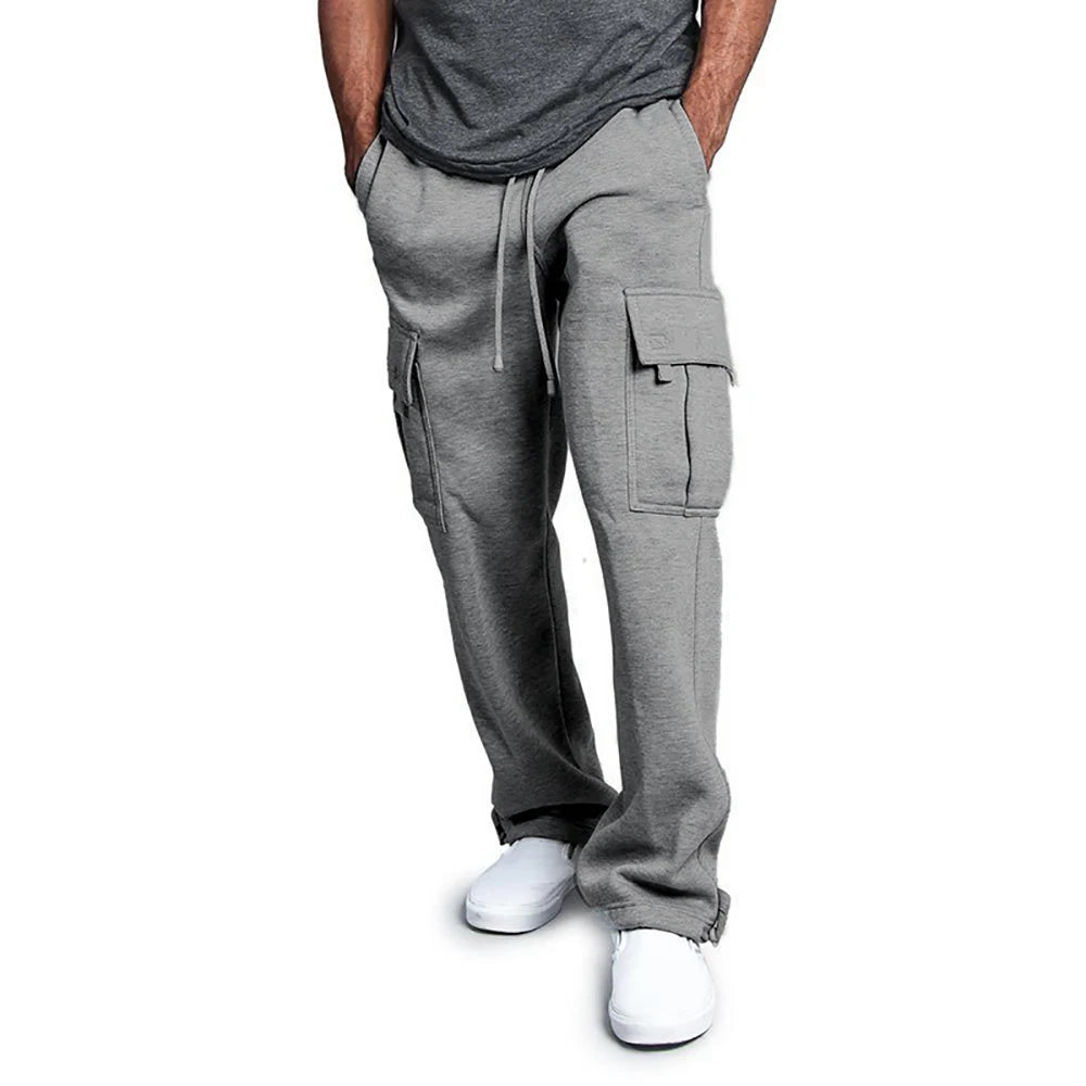 Drawstring Straight Fit Sweatpants