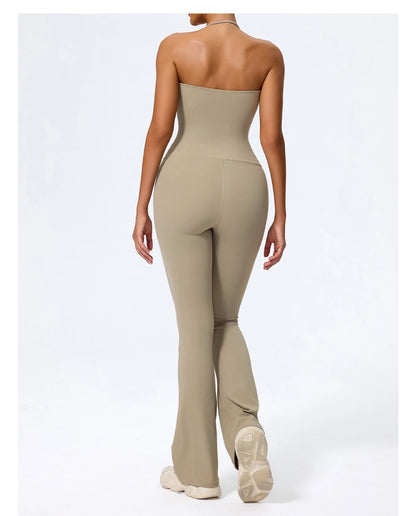 Sleeveless Backless Yoga Jumpsuit