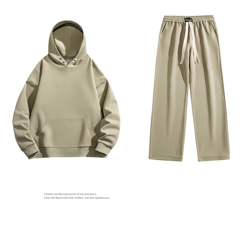 Unisex Pullover Sweatshirt & Jogger Pants