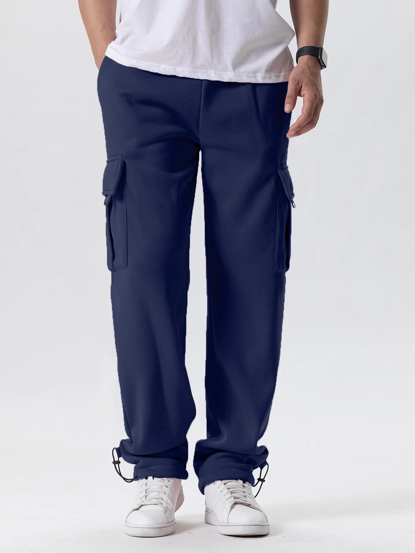 Drawstring Straight Fit Sweatpants