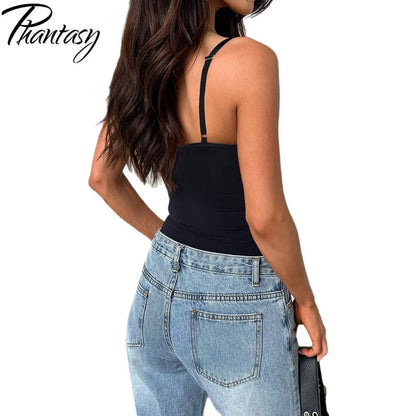 Phantasy Sexy Spice Sling Strap Slim Vest Women's Clothing 2025 Spring And Summer Comfortable Breathable Vest  for Women Home