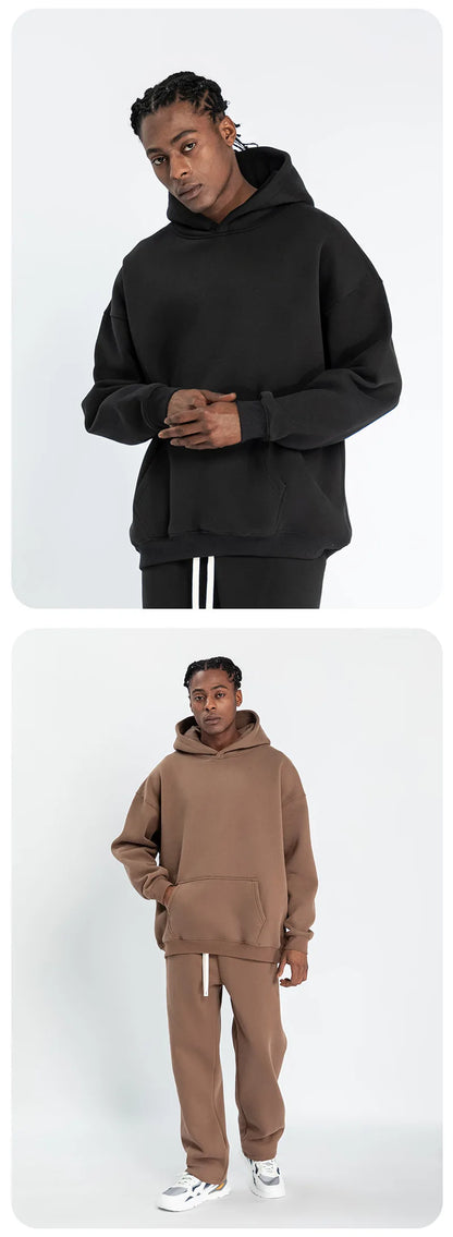 Fleece Lined Hoodie & Jogger Tracksuit Set