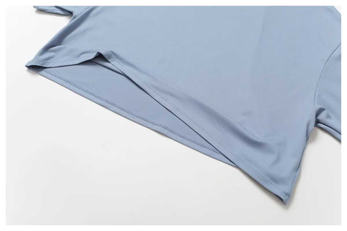 Loose Yoga Top Women Short Sleeve Gym Top Quick Dry Running Sports Shirt Fitness Woman Athletic Cropped Tops Push Up Active Wear