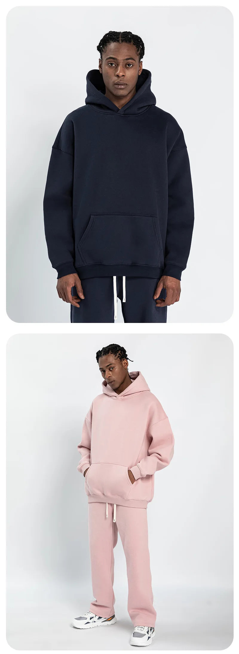 Fleece Lined Hoodie & Jogger Tracksuit Set