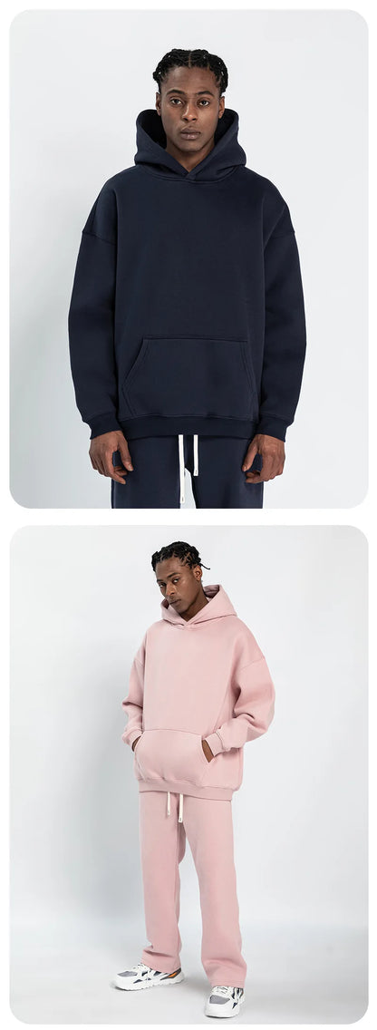Fleece Lined Hoodie & Jogger Tracksuit Set