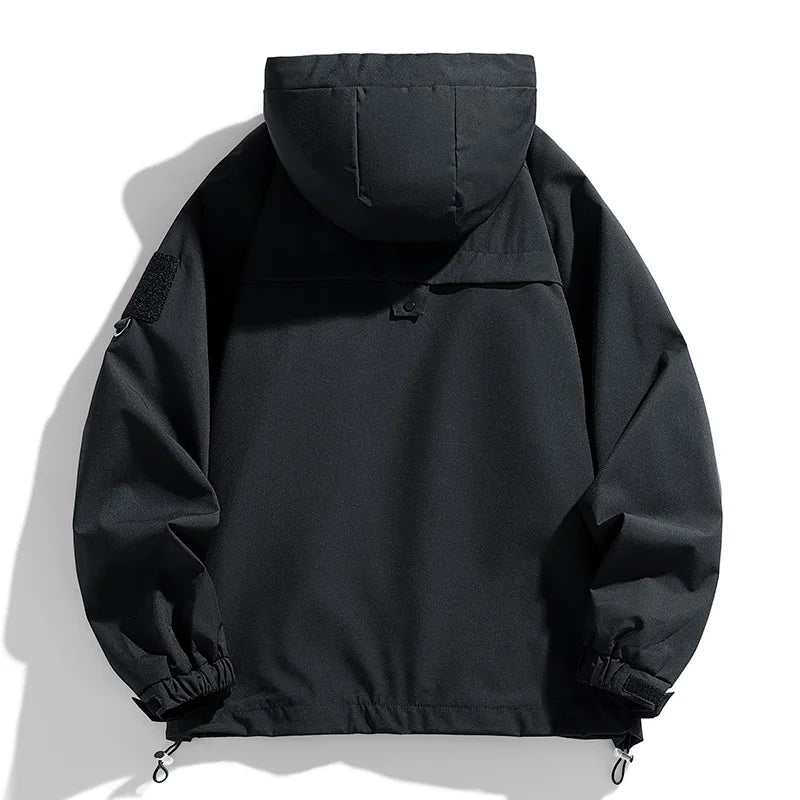 Windbreakers Hooded Zipper Jacket