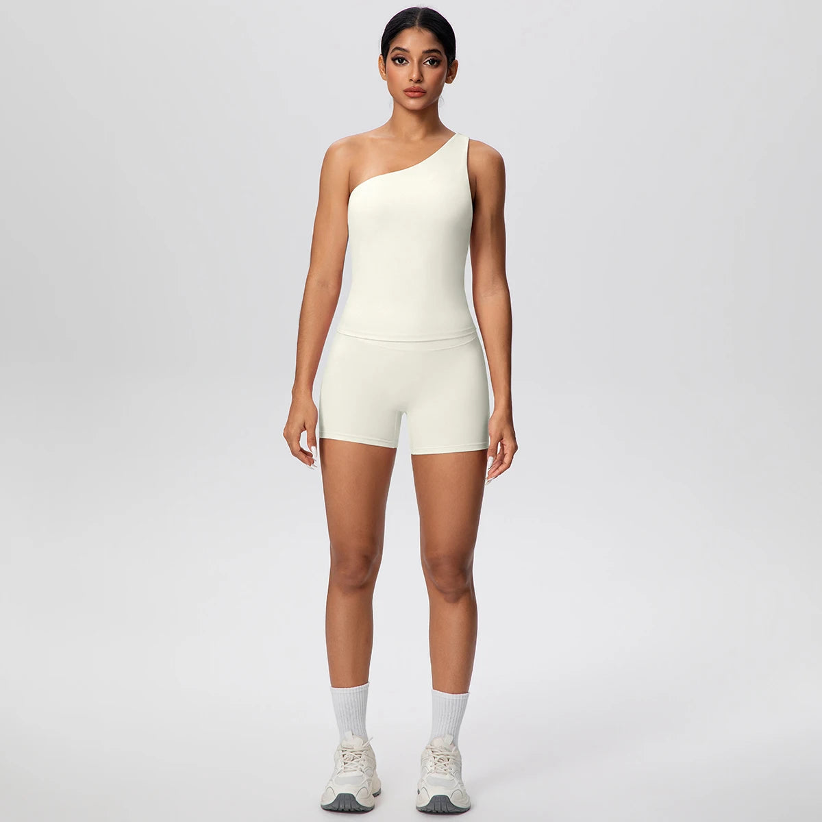 The Sculpt One-Shoulder Set