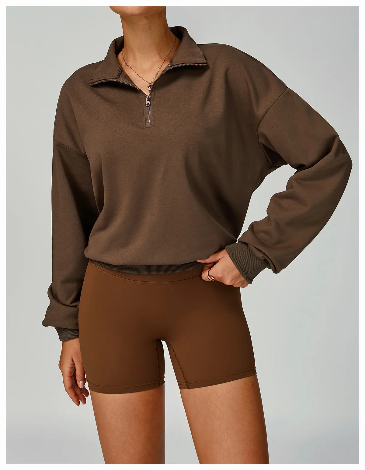 Women’s Zipper Yoga Jacket – Long Sleeve Gym Fitness Top, Running, Workout, Windproof Sportswear