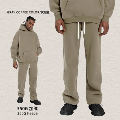 Fleece Lined Hoodie & Jogger Tracksuit Set